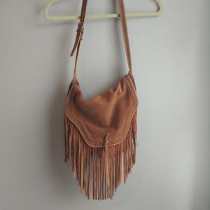 Suade Fringe Purse